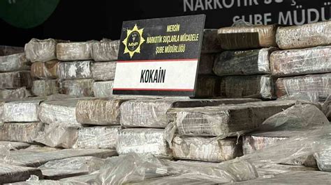 Mersin Limanı’nda 54 kilogram kokain ele geçirildi